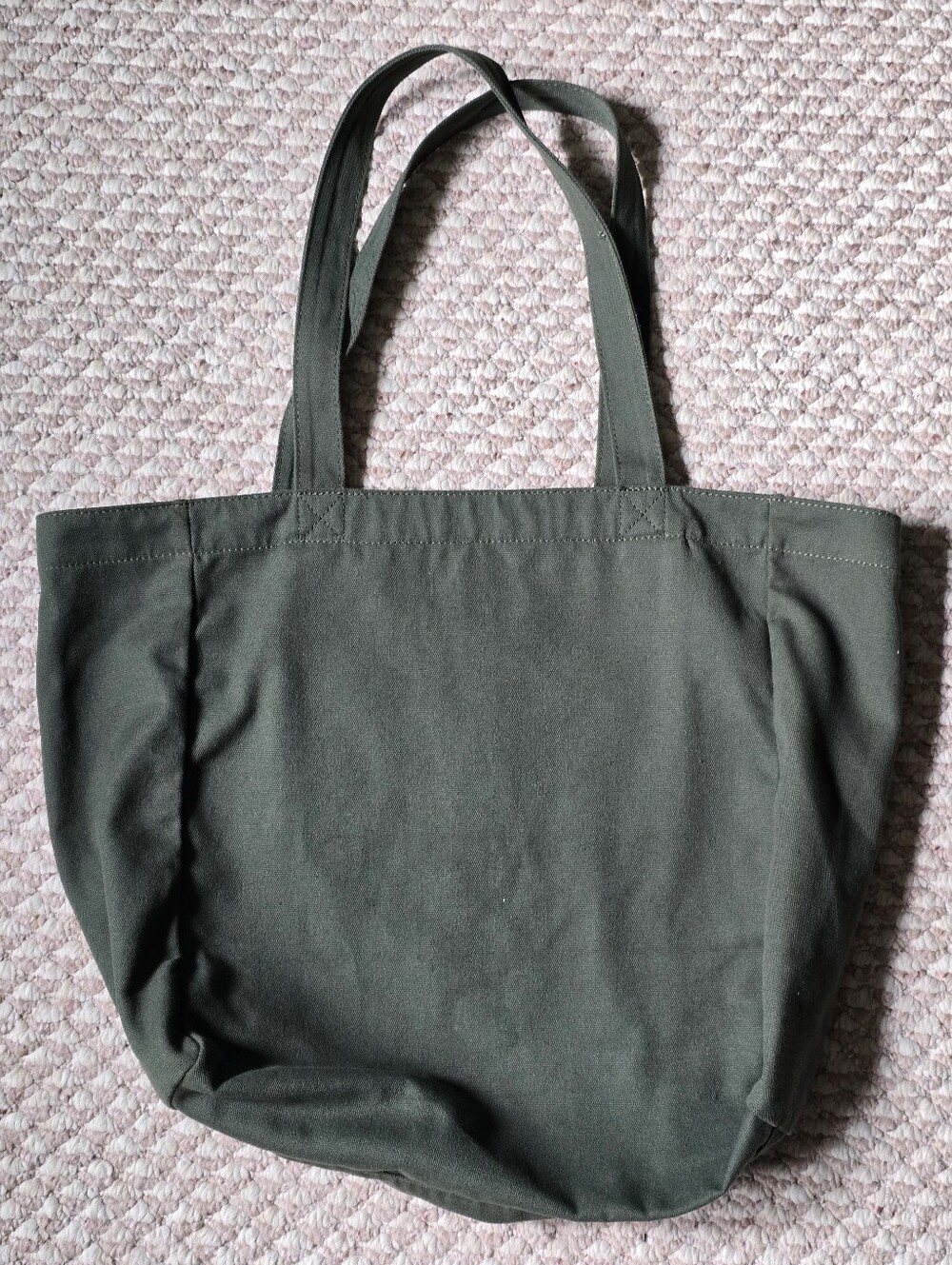 GAP Olive Logo Canvas Tote in Deep Green - Picture 7 of 7
